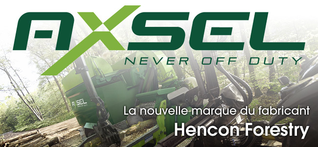 AXSEL, la nouvelle marque du fabricant Hencon Forestry