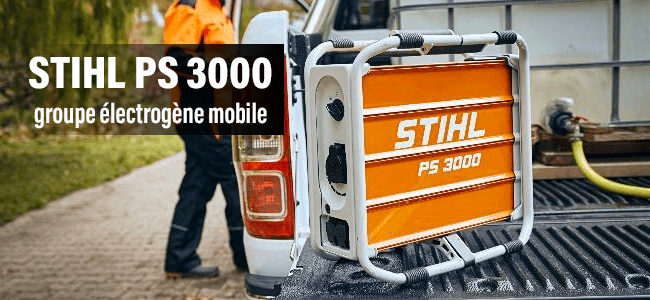 STIHL lance le PS 3000, un groupe électrogène mobile à destination des professionnels