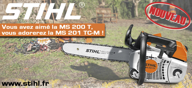 Stihl présente sa nouvelle MS 201 TC-M