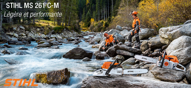 STIHL MS 261 C-M – Légère et performante