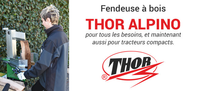 Nouvelle fendeuse à bois THOR ALPINO