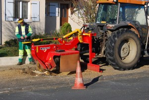 Rogneuse de souches sur tracteur : XYLOCROK 55 T